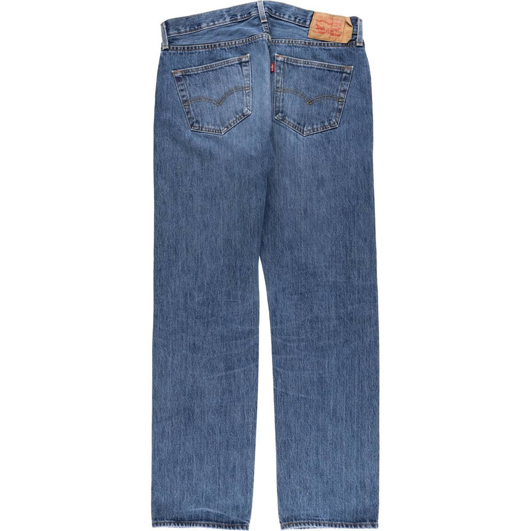 Levi's 501 straight denim pants for men, size W35 cotton Blue type light blue Vintage Second Hand