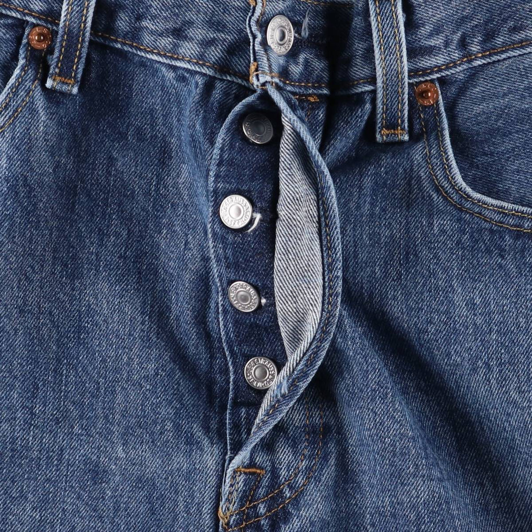Levi's 501 straight denim pants for men, size W35 cotton Blue type light blue Vintage Second Hand