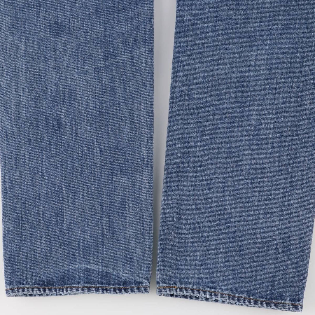 Levi's 501 straight denim pants for men, size W35 cotton Blue type light blue Vintage Second Hand