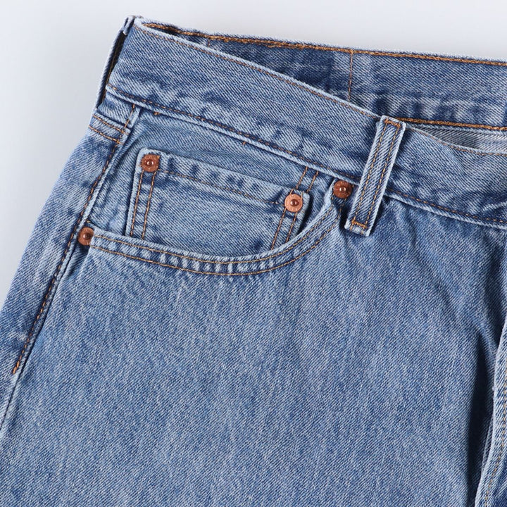 Levi's 501 straight denim pants for men, size W37 cotton blue type Vintage Second Hand