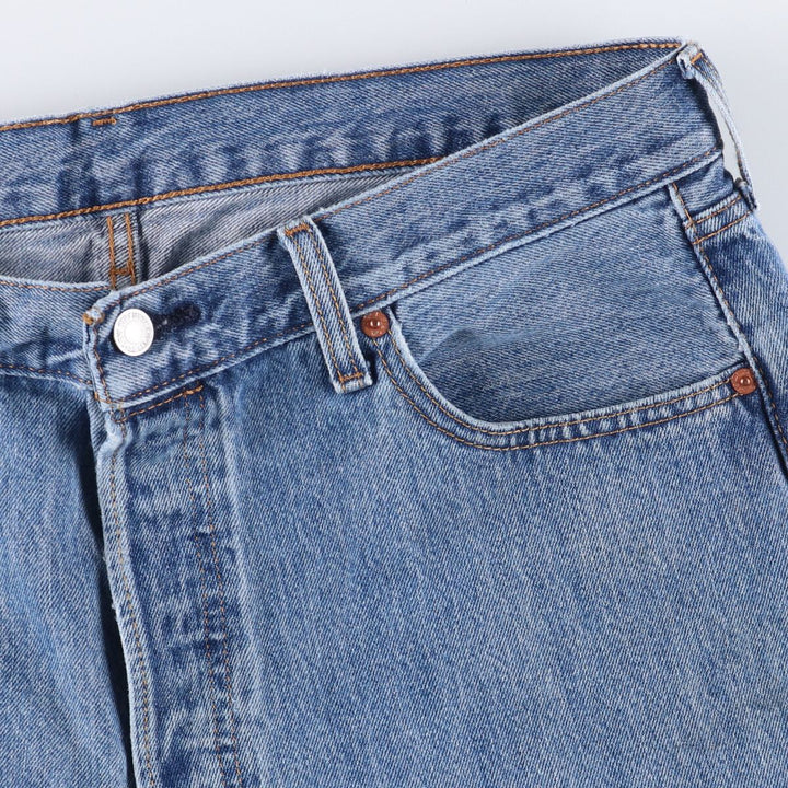 Levi's 501 straight denim pants for men, size W37 cotton blue type Vintage Second Hand