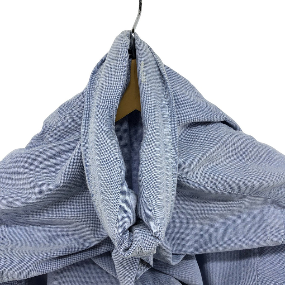 Ralph Lauren long sleeve button down shirt, men's size L cotton blue type Vintage Second Hand