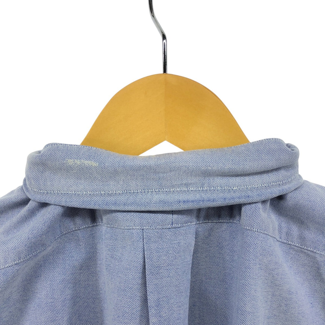 Ralph Lauren long sleeve button down shirt, men's size L cotton blue type Vintage Second Hand