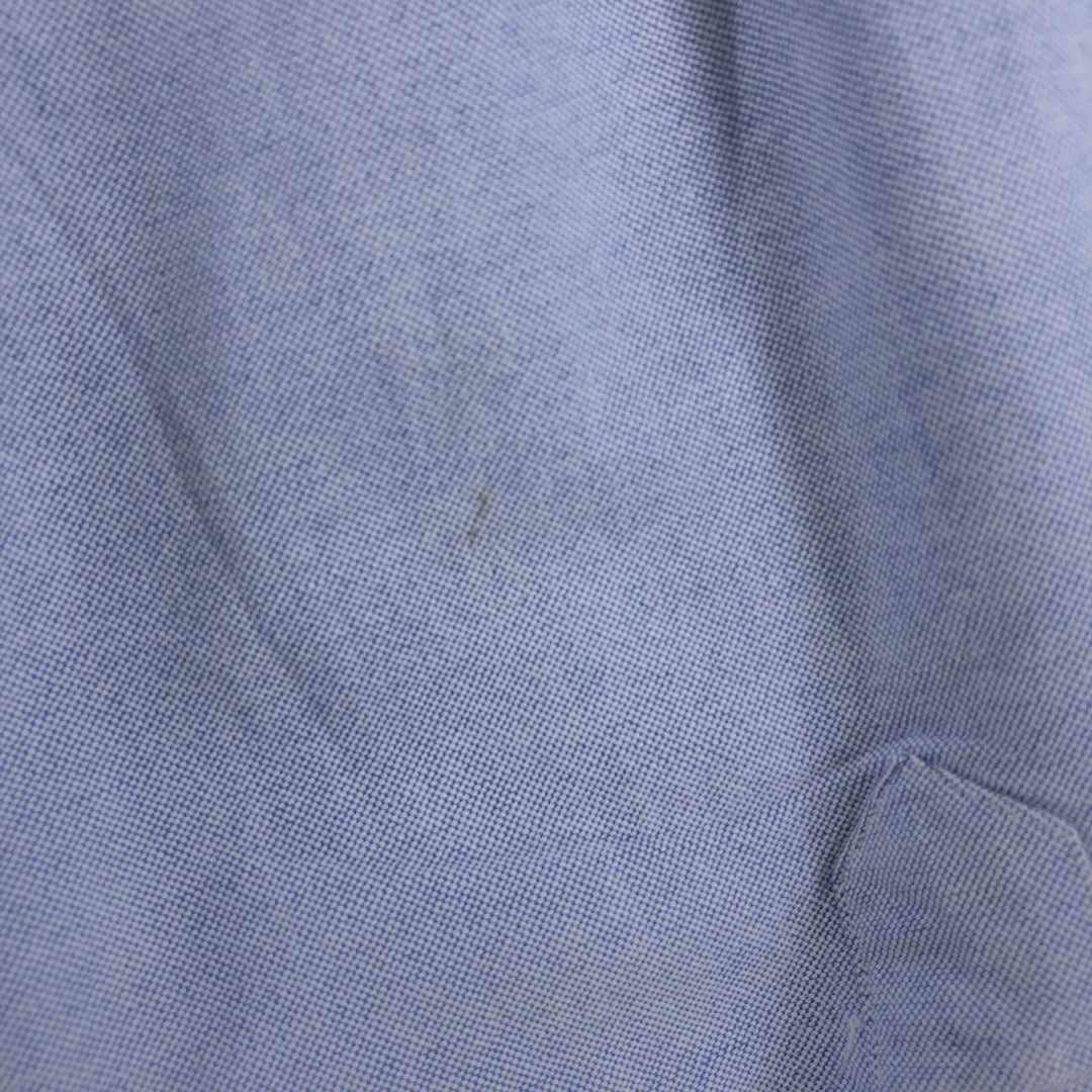 Ralph Lauren long sleeve button down shirt, men's size L cotton blue type Vintage Second Hand