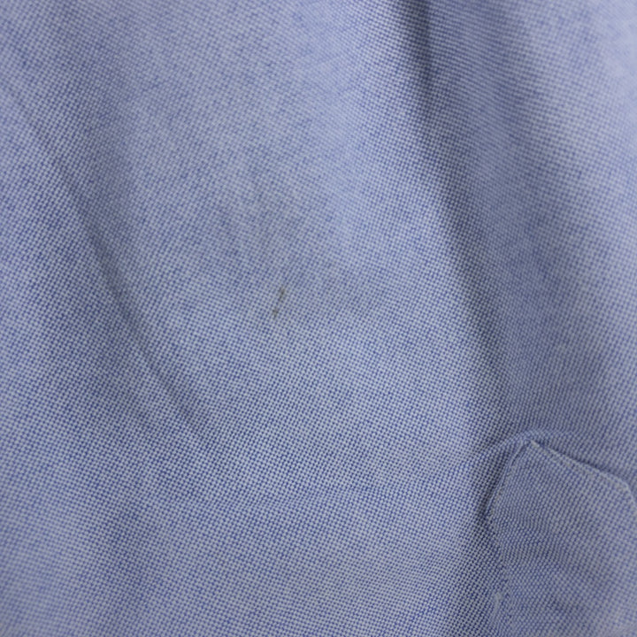 Ralph Lauren long sleeve button down shirt, men's size L cotton blue type Vintage Second Hand