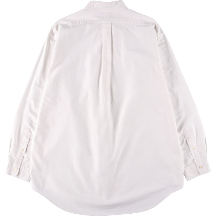 Ralph Lauren YARMOUTH long sleeve button down shirt, men's XL size cotton white type Vintage Second Hand