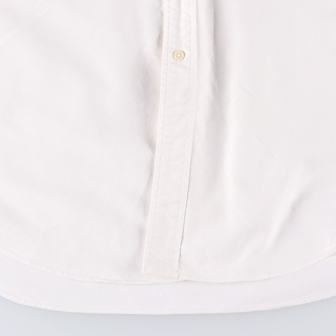 Ralph Lauren YARMOUTH long sleeve button down shirt, men's XL size cotton white type Vintage Second Hand