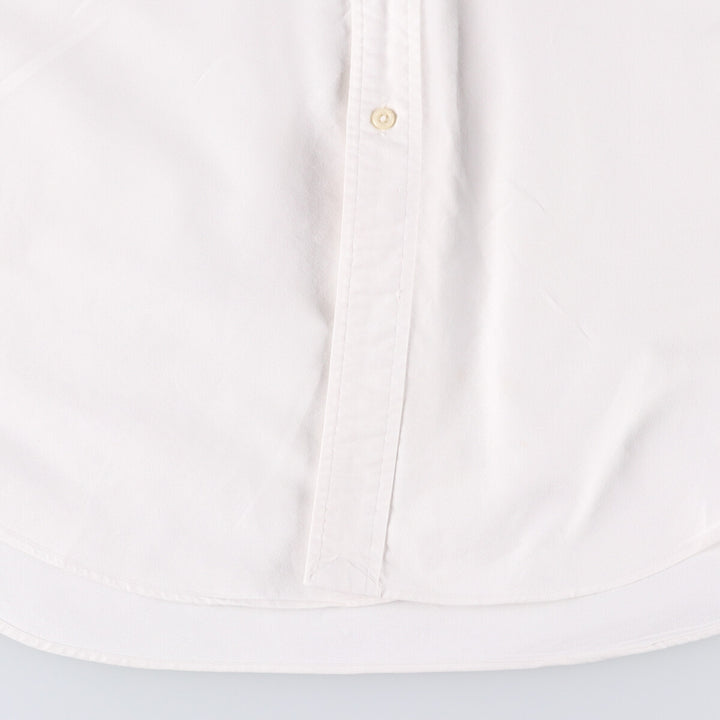Ralph Lauren YARMOUTH long sleeve button down shirt, men's XL size cotton white type Vintage Second Hand