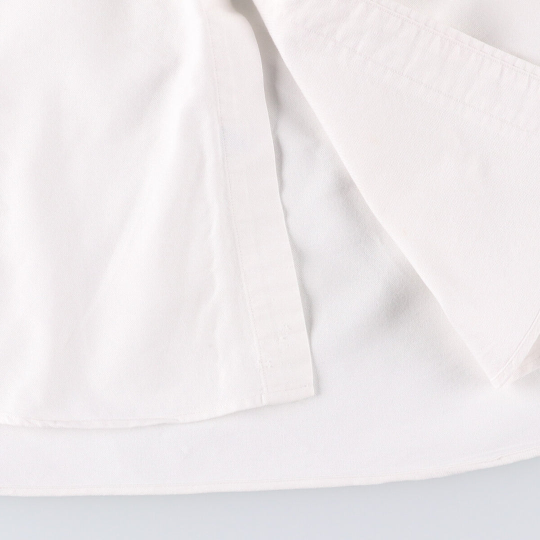 Ralph Lauren YARMOUTH long sleeve button down shirt, men's XL size cotton white type Vintage Second Hand