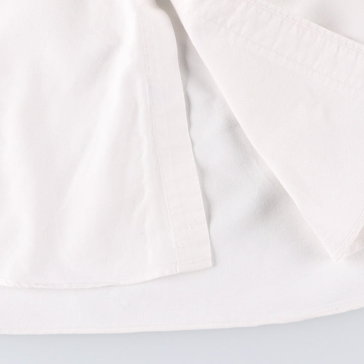 Ralph Lauren YARMOUTH long sleeve button down shirt, men's XL size cotton white type Vintage Second Hand