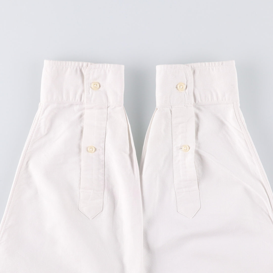 Ralph Lauren YARMOUTH long sleeve button down shirt, men's XL size cotton white type Vintage Second Hand