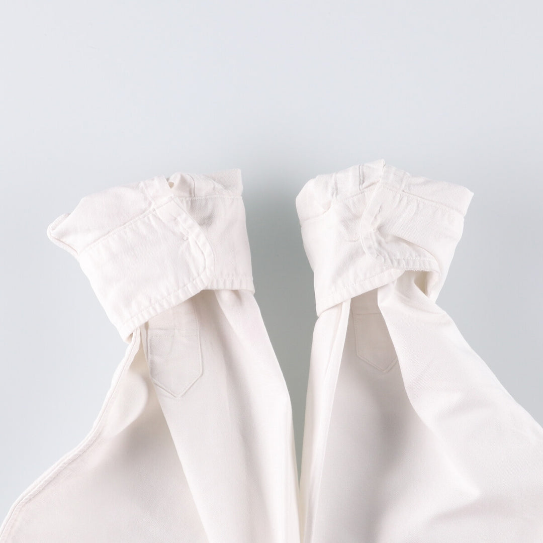 Ralph Lauren YARMOUTH long sleeve button down shirt, men's XL size cotton white type Vintage Second Hand