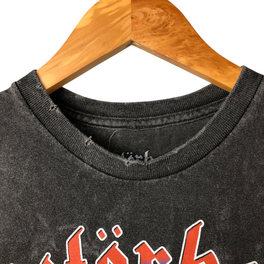MOTORHEAD Motorhead Band T-shirt Band T Men's M size cotton Charcoal Vintage Second Hand