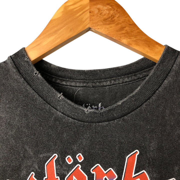MOTORHEAD Motorhead Band T-shirt Band T Men's M size cotton Charcoal Vintage Second Hand