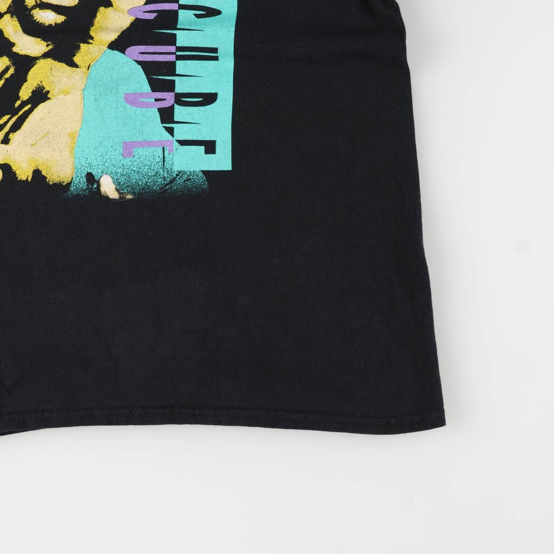 ICE CUBE Rap T-shirt, Men's L size unclear black type Vintage Second Hand