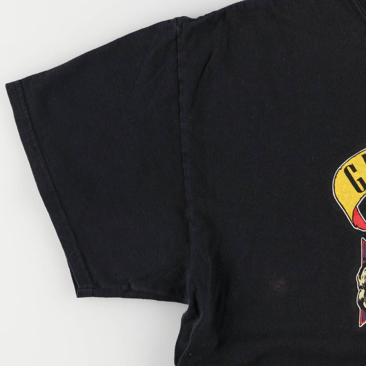 GUNS N' ROSES Guns N' Roses Band T-Shirt Band Tee Men's XL cotton black type Vintage Second Hand