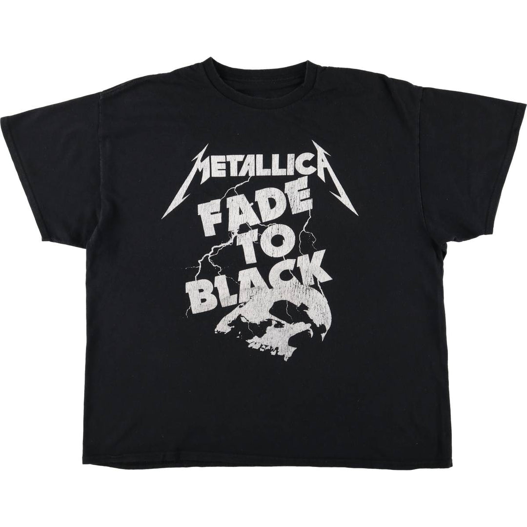 Metallica Band T-shirt, Band T, Men's XL size cotton black type Vintage Second Hand