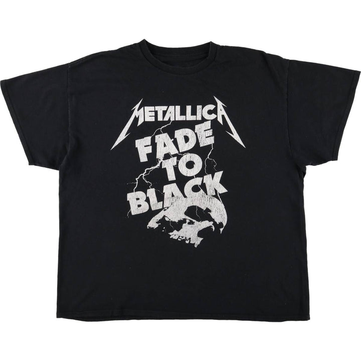 Metallica Band T-shirt, Band T, Men's XL size cotton black type Vintage Second Hand