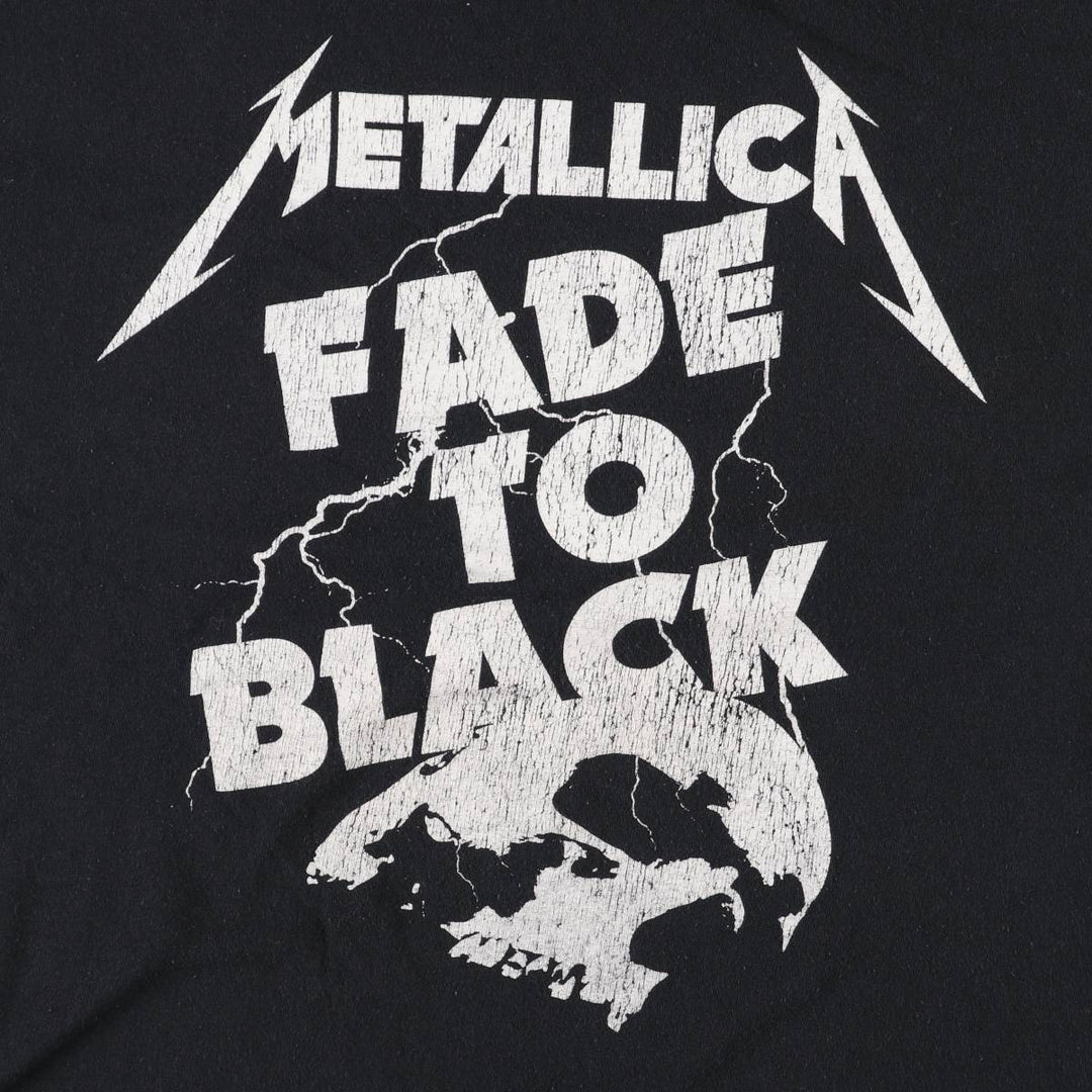 Metallica Band T-shirt, Band T, Men's XL size cotton black type Vintage Second Hand