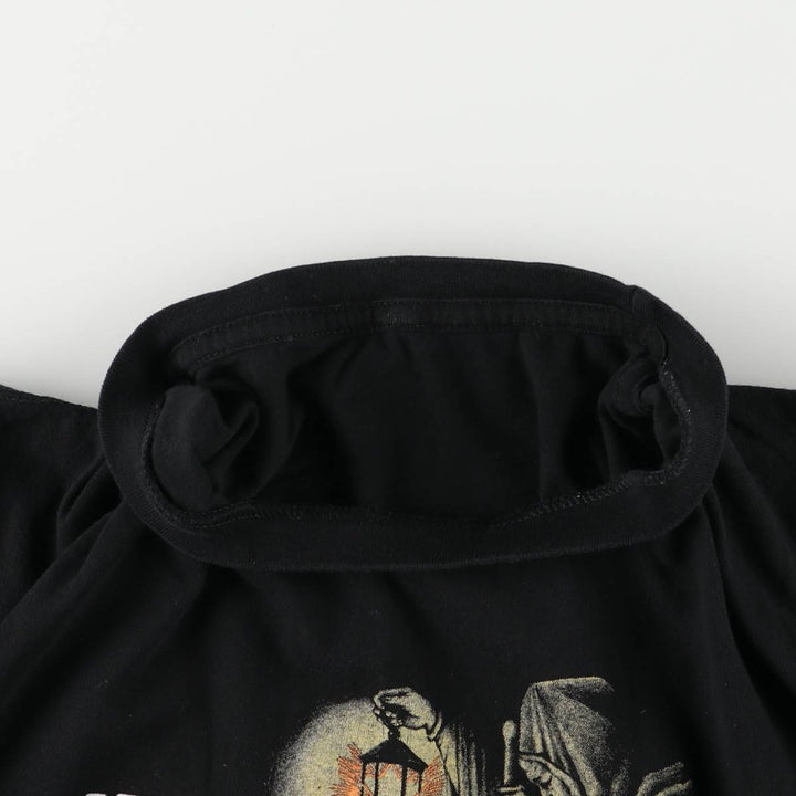 Led Zeppelin Band T-shirt, Band T, Men's M size unclear black type Vintage Second Hand