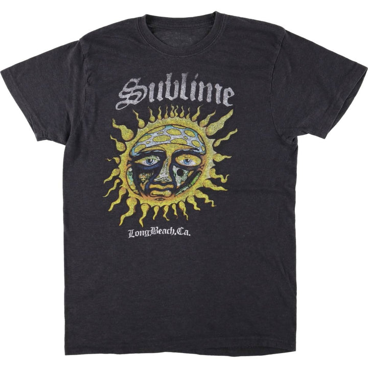 SUBLIME Band T-shirt, Men's L size unclear black type Vintage Second Hand