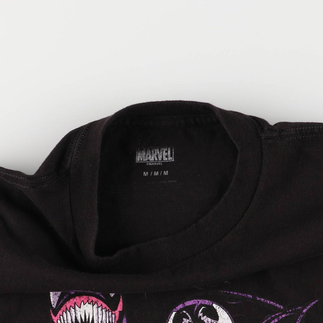 Marvel VENOM Character Print T-Shirt, Men's M unclear black type Vintage Second Hand