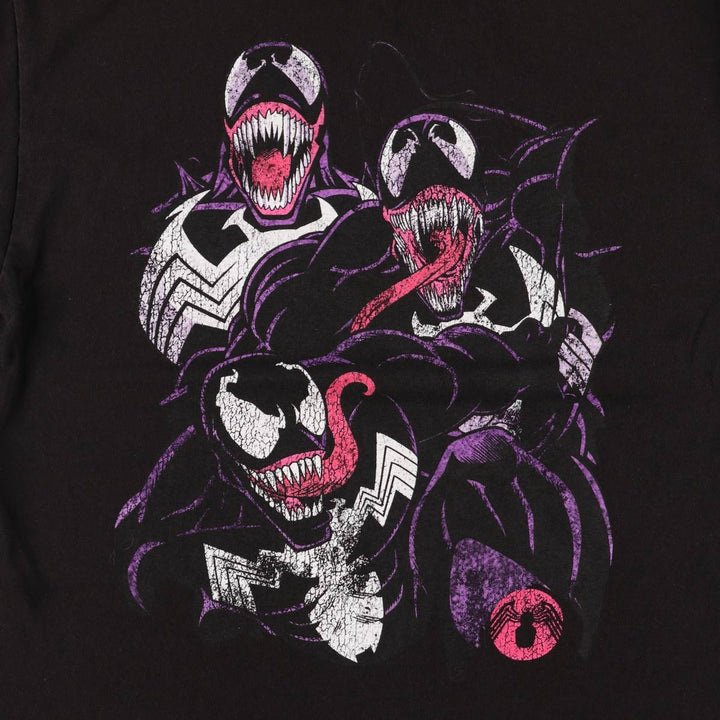 Marvel VENOM Character Print T-Shirt, Men's M unclear black type Vintage Second Hand