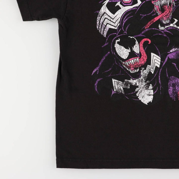 Marvel VENOM Character Print T-Shirt, Men's M unclear black type Vintage Second Hand