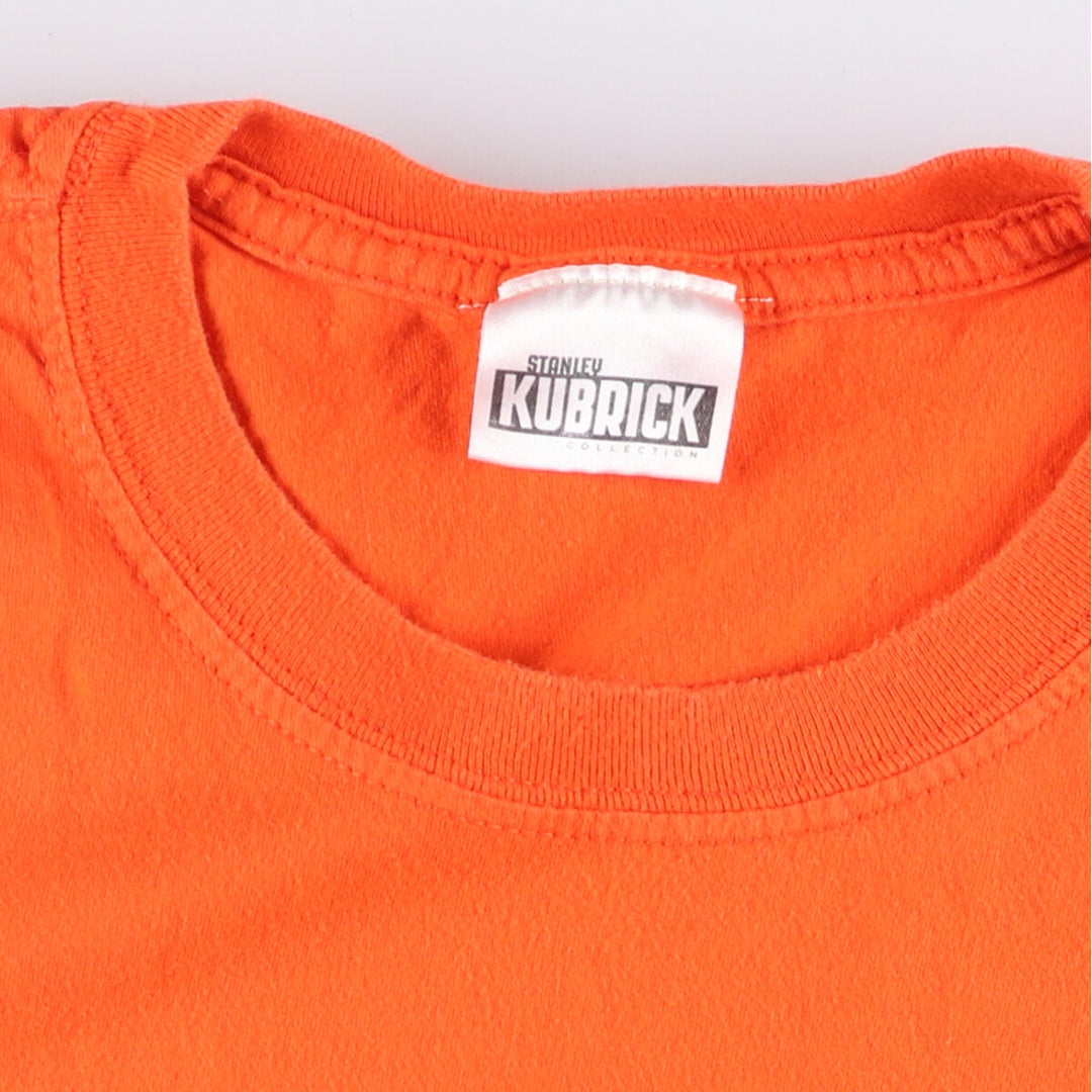 STANLEY KUBRICK COLLECTION CLOCKWORK ORANGE A Clockwork Orange Movie T-shirt Men's M size unclear orange type Vintage Second Hand