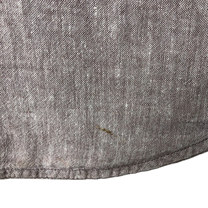 Columbia Regular Fit Short Sleeve Hemp and Cotton Shirt, Men's Size L Hemp gray type Vintage Second Hand
