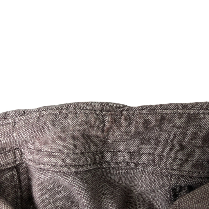 Columbia Regular Fit Short Sleeve Hemp and Cotton Shirt, Men's Size L Hemp gray type Vintage Second Hand