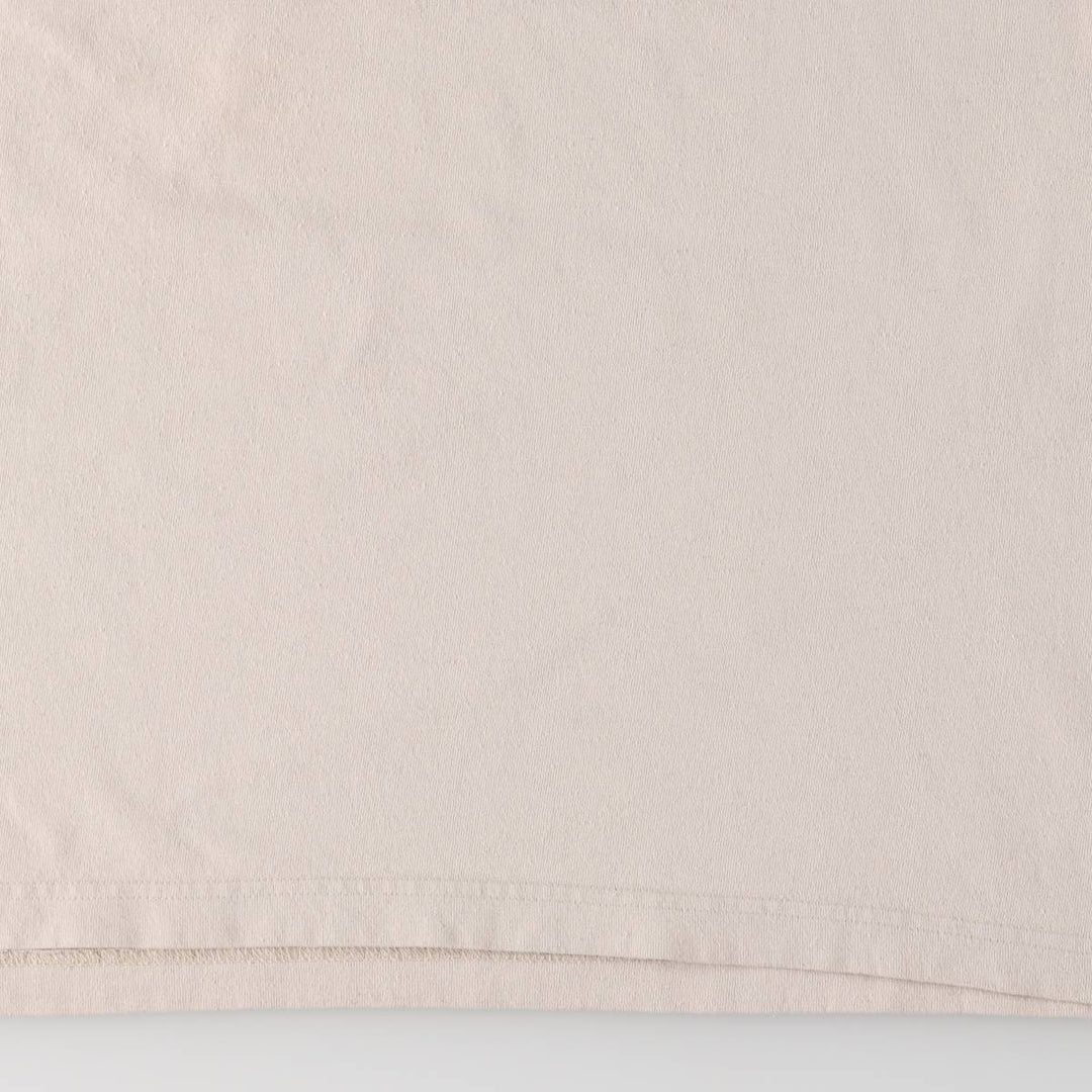 Columbia Fish Print Short Sleeve Logo T-Shirt, Men's XL cotton pale white type Vintage Second Hand