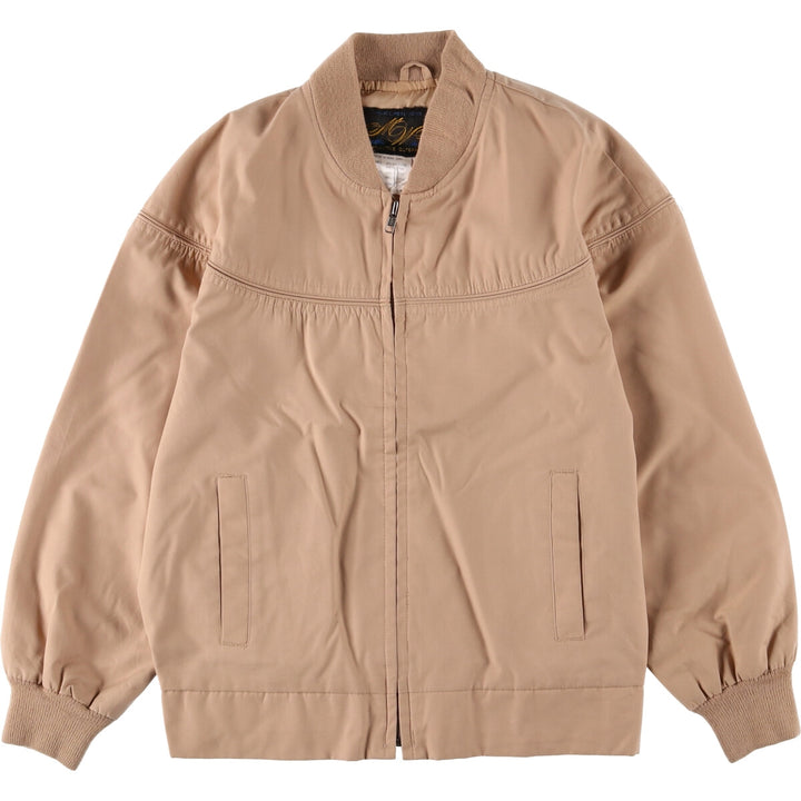 70s~ Montgomery Ward Derby Jacket, Cup Shoulder Jacket, Men's S Size, Vintage polyester Beige type Vintage Second Hand
