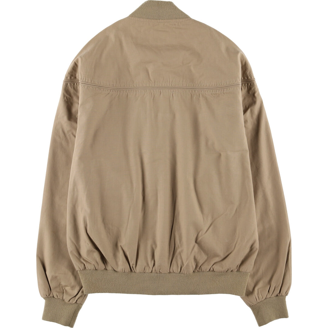 90'S Par Four Derby Jacket Cup Shoulder Jacket Men's M Size Vintage cotton Beige type Vintage Second Hand