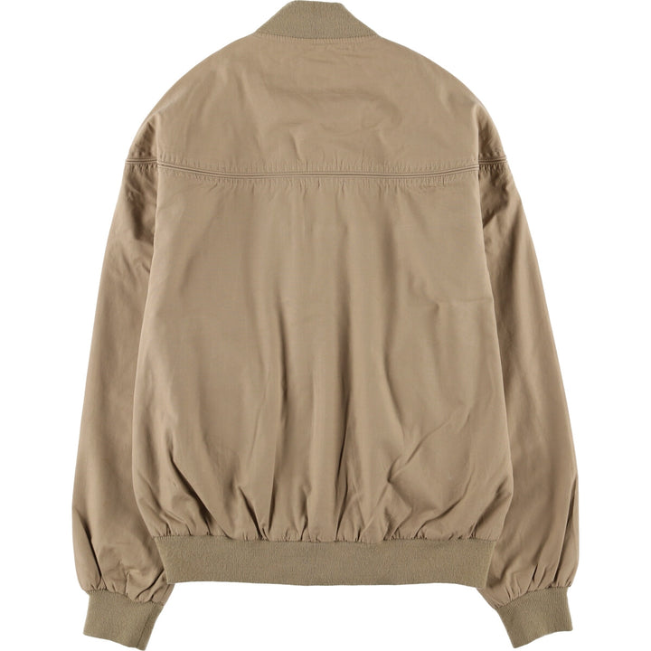 90'S Par Four Derby Jacket Cup Shoulder Jacket Men's M Size Vintage cotton Beige type Vintage Second Hand