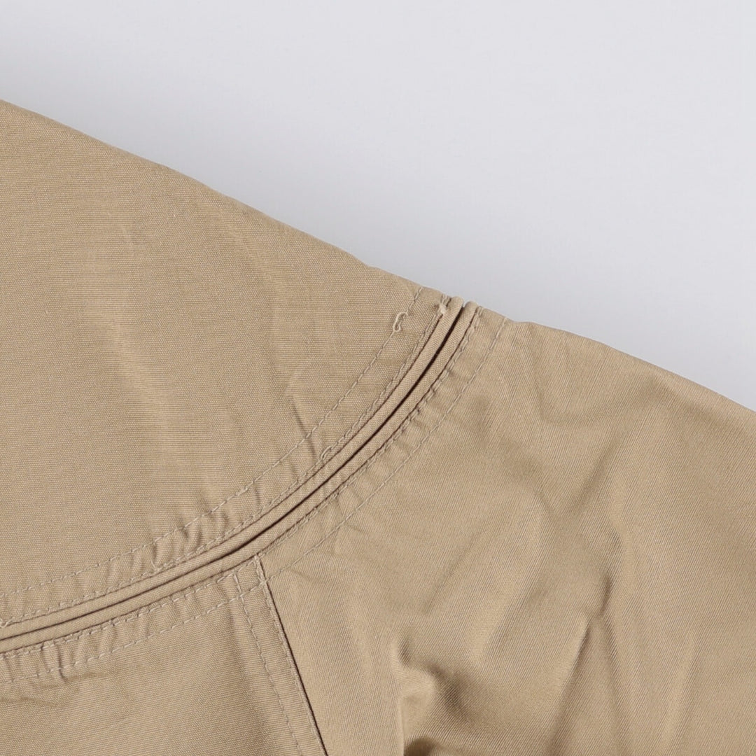 90'S Par Four Derby Jacket Cup Shoulder Jacket Men's M Size Vintage cotton Beige type Vintage Second Hand