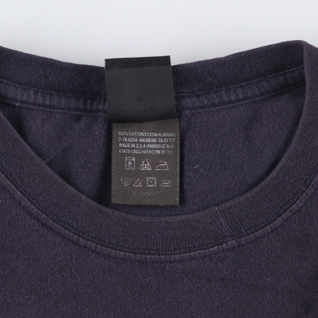 90'S Donna Karan New York DKNY JEANS Short Sleeve Logo T-Shirt, Made in USA, Men's XL, Vintage cotton black type Vintage Second Hand