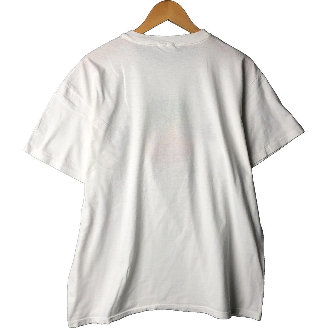 Vintage 1980'S Hanes 100% Cotton Blue Tag Jam Rock Cafe Parody Advertising T-Shirt, Men's XL cotton white type Vintage Second Hand