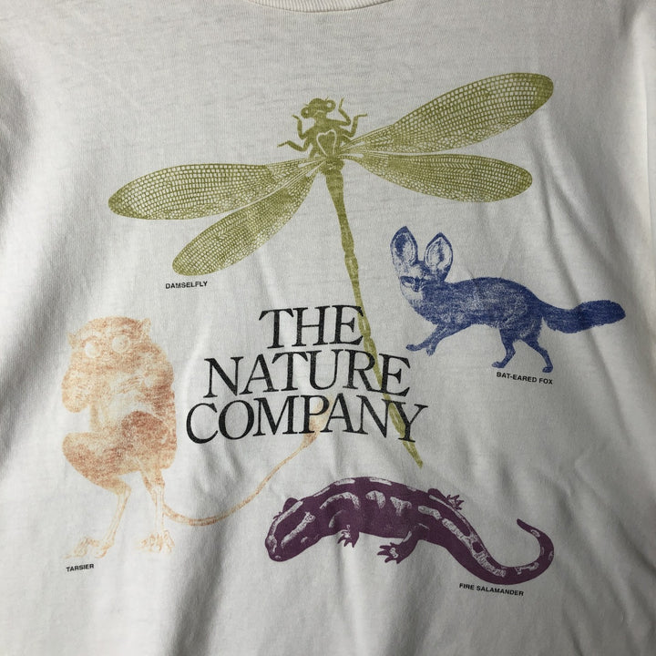 Men's Animal T-shirt (Size L) unclear white type Vintage Second Hand
