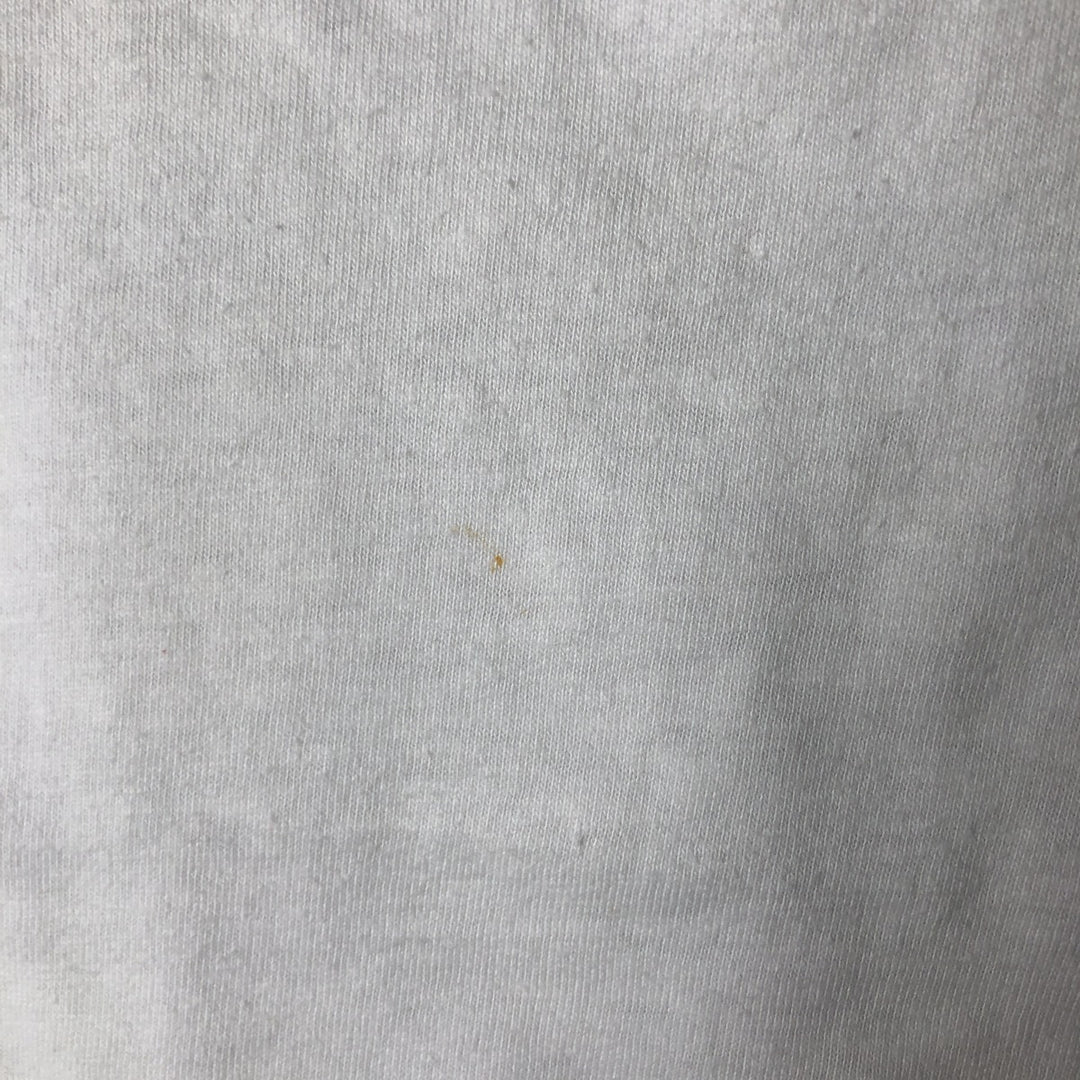 Vintage 90'S Hanes BEEFY-T Blue Tag Bird Animal Print T-Shirt, Made in USA, Men's Size L cotton white type Vintage Second Hand