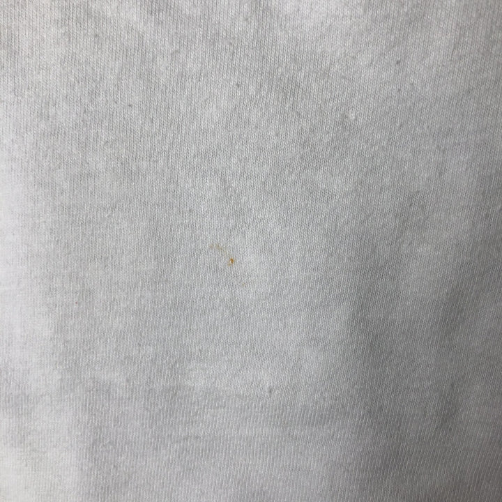 Vintage 90'S Hanes BEEFY-T Blue Tag Bird Animal Print T-Shirt, Made in USA, Men's Size L cotton white type Vintage Second Hand