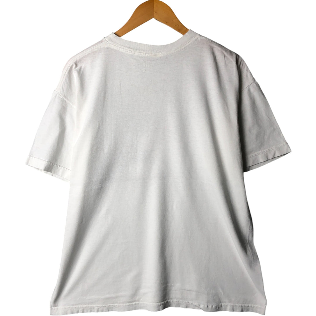 Vintage 90'S LANNA ROGEAS ORIGINALS Rhodesian Ridgeback Dog Print Animal T-Shirt, Made in USA, Men's Size L cotton white type Vintage Second Hand