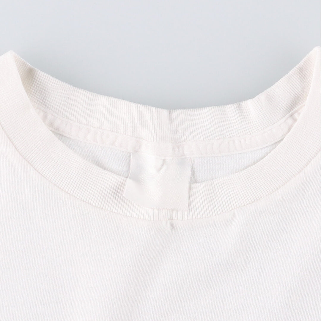 90'S Vintage Banana Republic Animal Pattern Short Sleeve Logo T-Shirt, Men's Size L unclear white type Vintage Second Hand