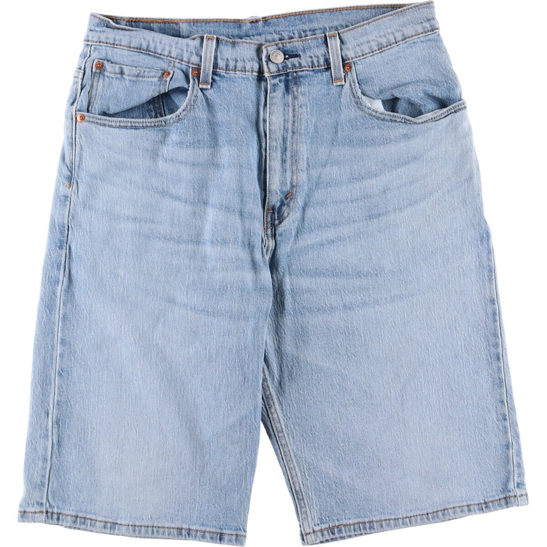 Levi's 569 denim shorts, half pants, men's size w34 cotton blue type Vintage Second Hand