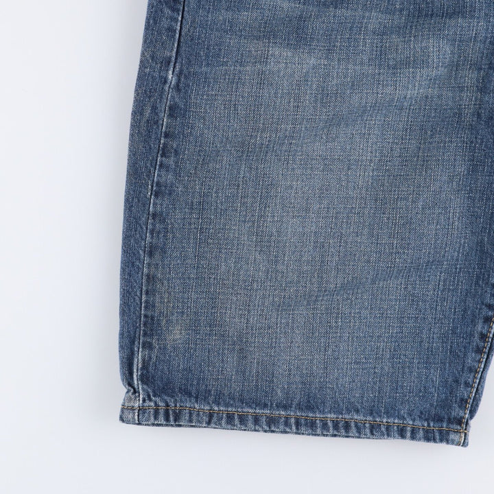 Levi's 569 LOOSE STRAIGHT denim shorts, half pants, men's w31 equivalent cotton blue type Vintage Second Hand