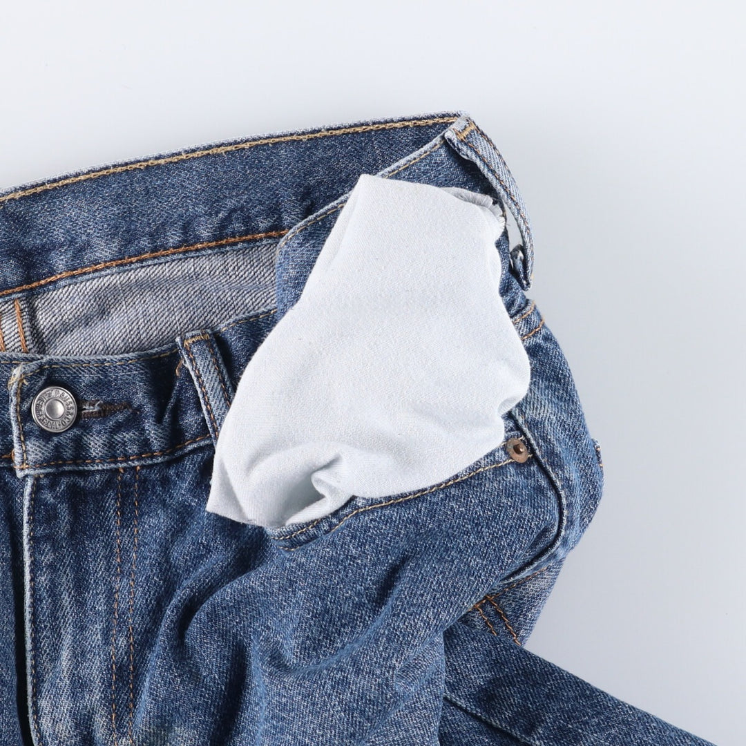 Levi's 550 denim shorts, short pants, men's size w30 cotton blue type Vintage Second Hand