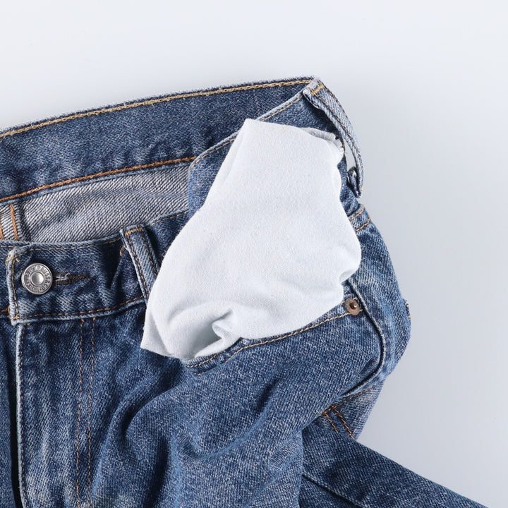 Levi's 550 denim shorts, short pants, men's size w30 cotton blue type Vintage Second Hand