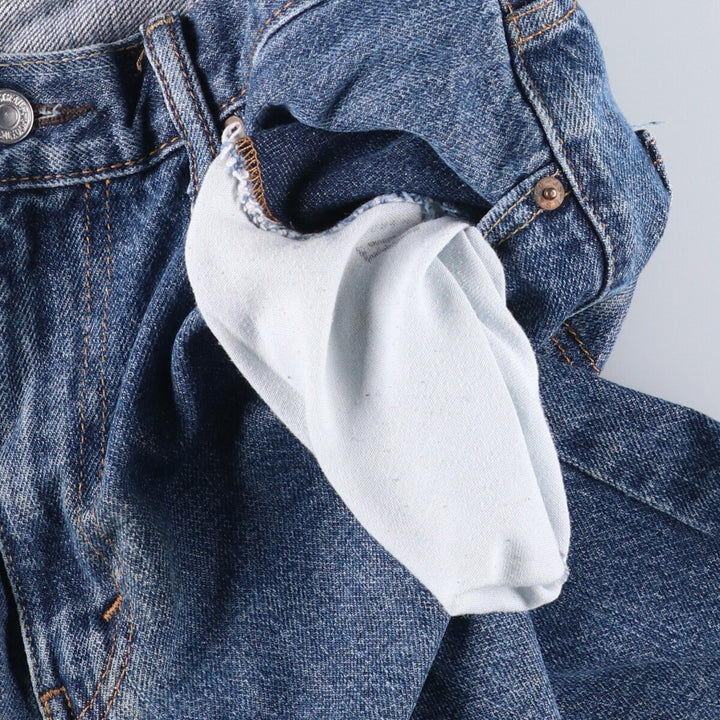 Levi's 550 denim shorts, short pants, men's size w30 cotton blue type Vintage Second Hand