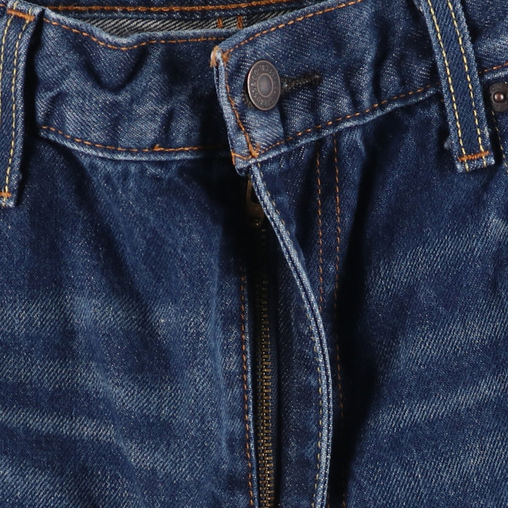 Levi's denim shorts, half pants, men's size w31 cotton blue type Vintage Second Hand