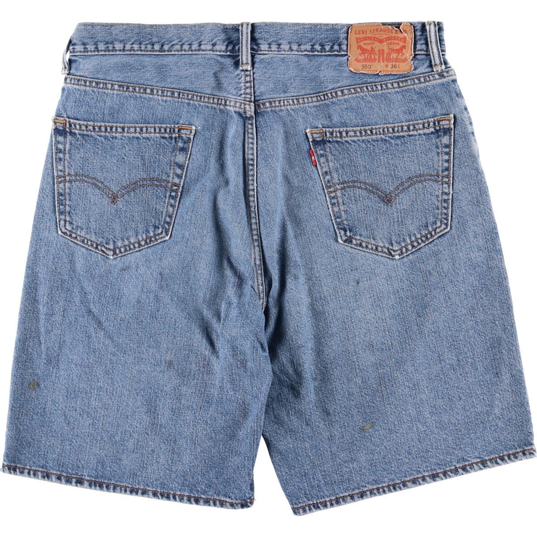 Levi's denim shorts, short pants, men's size w36 cotton blue type Vintage Second Hand